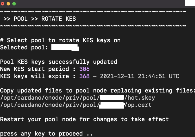 kes key rotation result